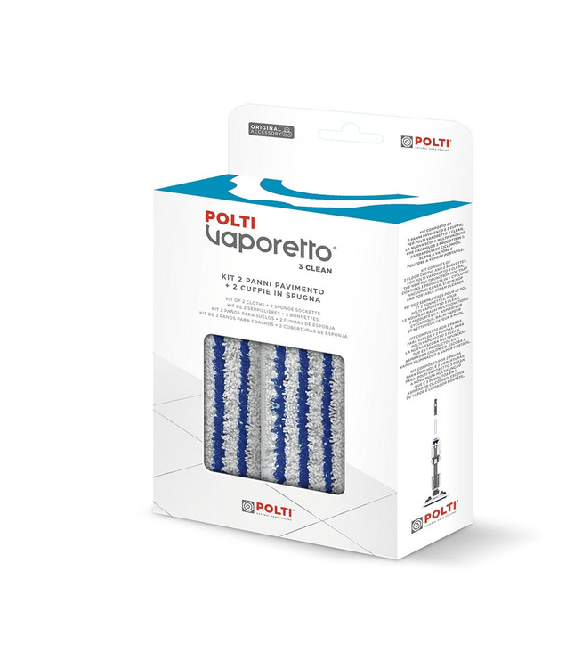 POLTI Vaporetto 3 komplet za čišćenje, 2 krpe i 2 čarape