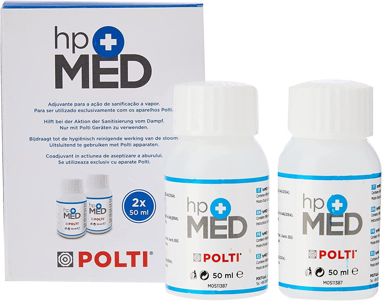 POLTI HPMed, 2 steklenički in 4 stenji