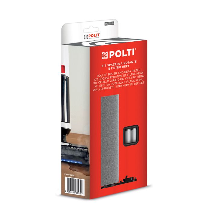 POLTI RollySteam komplet – 1 valjkasta četka i 1 HEPA filtar